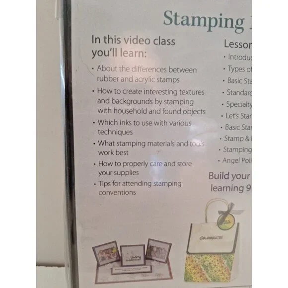 Stamping 101 Annies Crafts Video Class DVD New Sealed Beginner Skill Level - Picture 4 of 6
